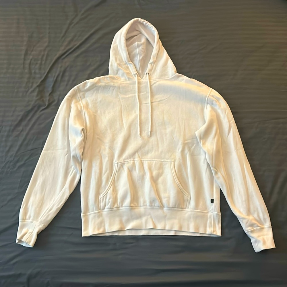 Men’s Small “RSQ” Plain white hoodie